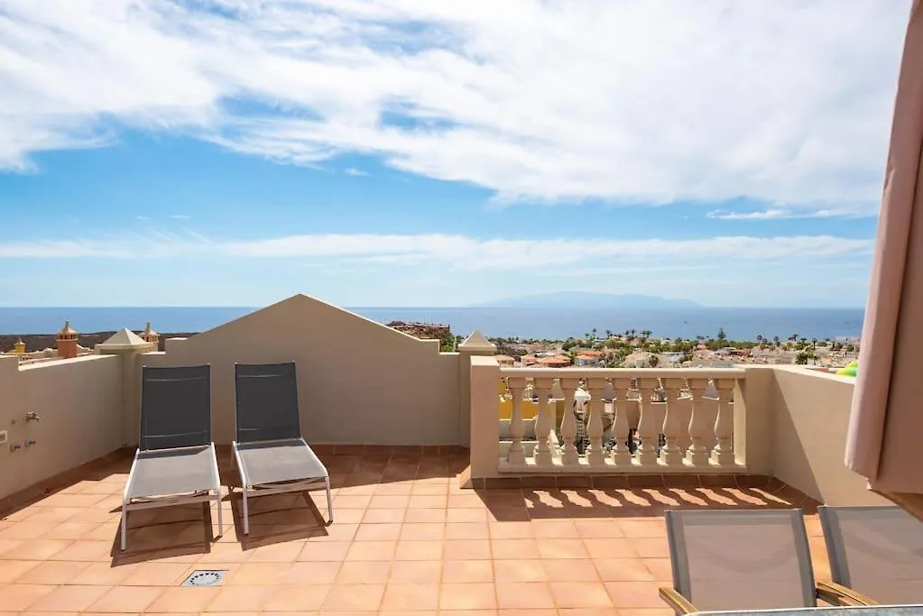 Duplex Sea And Mountain View Appartement Palm-mar 0*,